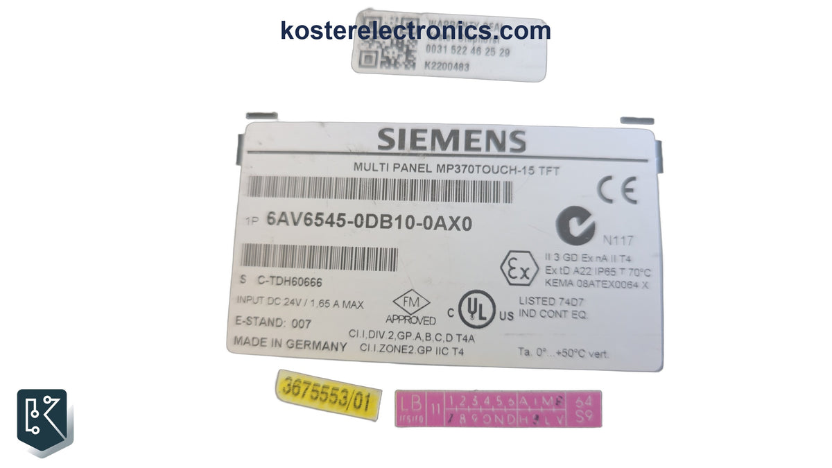6AV6545-0DB10-0AX0